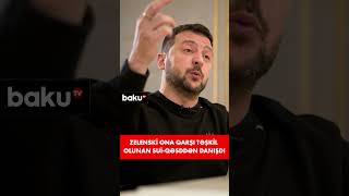 Zelenski ona qarşı təşkil olunan sui-qəsddən danışdı #shortsvideo  #shorts