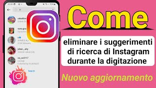 Come eliminare i suggerimenti di ricerca di Instagram durante la digitazione(Nuovo aggiornamento) ||