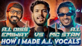 How I Made Emiway VS MC Stan AI Vocals | Shaurya Kamal