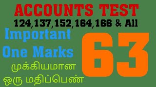 137/May-2024/part -1/Accounts test Important One Marks/TNPSC DEPARTMENTAL EXAM