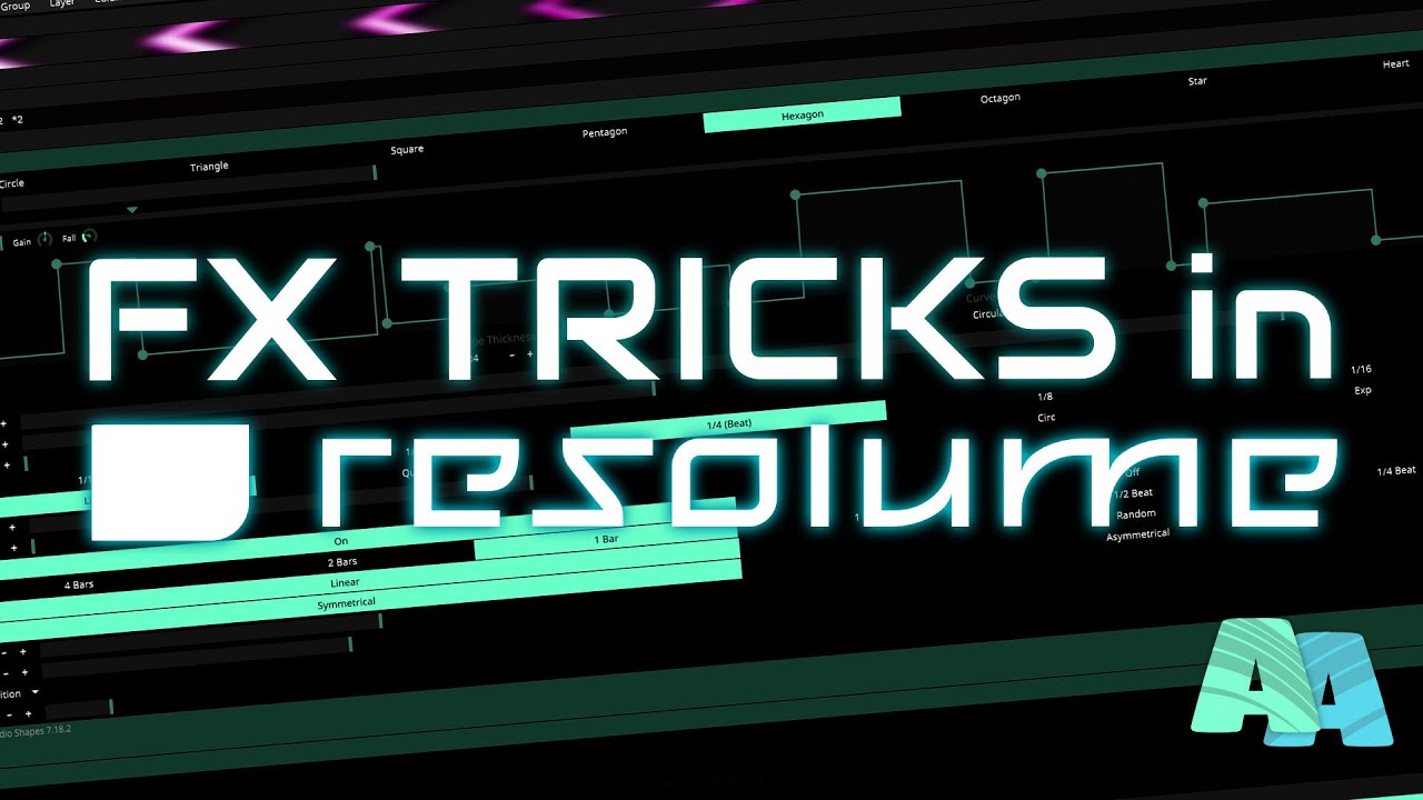 Resolume Tutorial Reusing Effects Stacks Generative Clips Youtube
