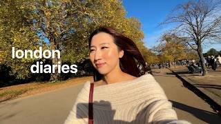 fall in london, biking around hyde park and testing a new vlog camera (dji osmo pocket 3)