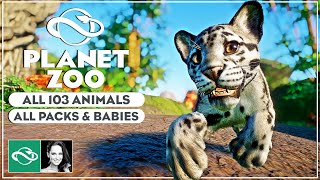 ▶ All 103 animals | Every Planet Zoo pack \u0026 all babies |