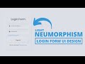 Neumorphism Login Form UI Design using HTML & CSS | CodingNepal