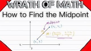 Finding the Midpoint of Two Points - Explained with Examples! | Midpoint Formula, Analytic Geometry
