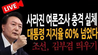 (신혜식의 라이브뉴스) 대통령 지지율 60% 넘었다!  / 2025.01.27