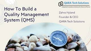 How to Build a Quality Management System (QMS)