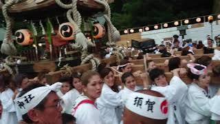 ビックリ仰天！　男神輿を女性が担ぐ　小山祇園祭　4K