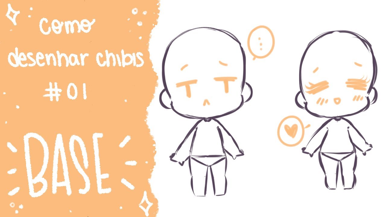 [Tutorial] Como Desenhar Chibis #01: Base 💛 - YouTube