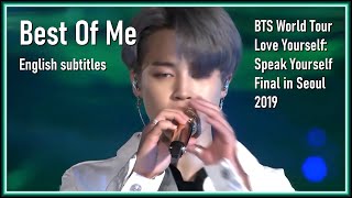 6. Best Of Me @ BTS World Tour LY: Speak Yourself Final in Seoul 2019 [ENG SUB] [Full HD]