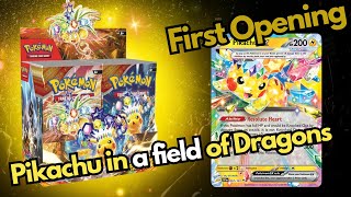 New Pokemon Surging Sparks! First Opening, box battle!