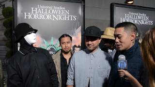 Universal Studios Halloween Horror Nights Interview with the Jabbawockeez