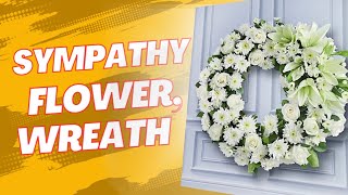 DIY Funeral Flower Arrangements | Sympathy WREATH Arrangement | DIY Bouquet Bliss