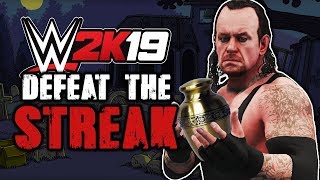 WWE 2K19 DEFEAT THE STREAK!!