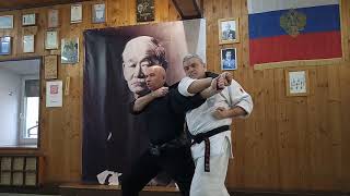 Karate belt use / Sensei Linder Josef 10 Bu Jyutsu in Moscow Kodokan