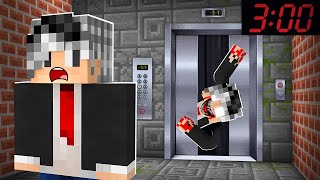 ASLA GECE 3'te ASANSÖRE BİNMEYİN 😱 - Minecraft