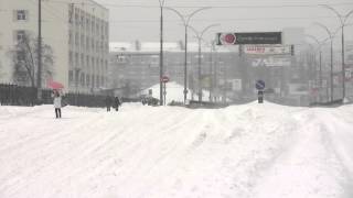 Киев занесло снегом 23.03.2013(3)