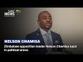 Zimbabwe opposition leader Nelson Chamisa back in political arena