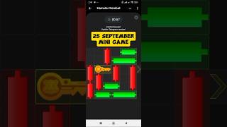 Hamster Kombat Mini Game 25 September Today | Hamster Kombat Puzzle Today | Hamster Kombat Key Today