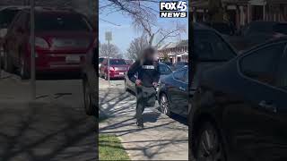 Student seen by FOX45 News reporter leaving school during the day