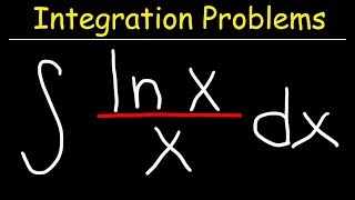 Integral of lnx/x