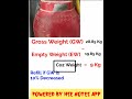 how to check weight of co2 in co2 fire extinguisher