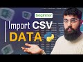 How to Pull DATA from a CSV file in Python -  EASY