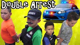 KID ESCAPES ARREST! SUSPECT in COP CAR FREED by PARTNER IN CRIME!