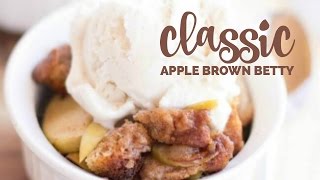 Classic Apple Brown Betty Recipe