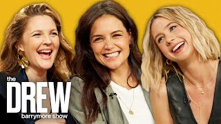 Katie Holmes, Lucy Freyer, & Drew Barrymore React to Weird Nacho Taste Test | Drew Barrymore Show