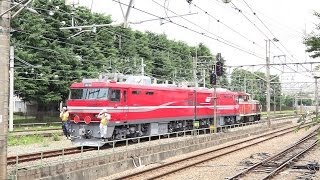 JR貨物　青函トンネル用EH800-1　東芝府中事業所出場　2014/06/20