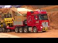 scaleart slt mb actros komatsu rc dozer fendt 1050 rc tractor liebherr 944 rc digger