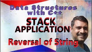 Application of stack-Reversal of String in c++ with example || By Studies Studio