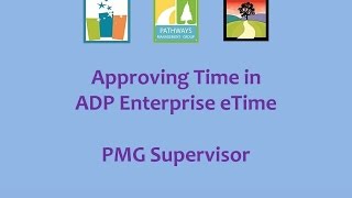 PMG Supervisor Login and Time Approvals - JAVA