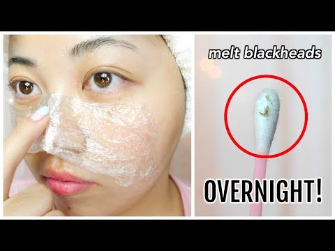 Instantly MELT BLACKHEADS w/ Vaseline + Plastic Wrap OVER NIGHT! Instantly MELT BLACKHEADS w/ Vaseline + Plastic Wrap OVER NIGHT!