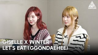 [Vietsub] 231125 GISELLE x WINTER | Let's Eat (GGONDAEHEE)