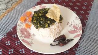 Chena Leaves Thoran | Yam Leaves Thoran