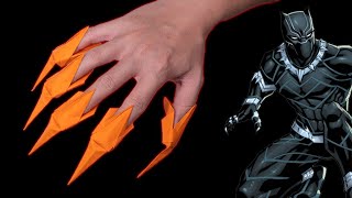 Easy origami Ninja Claws || Black panther claws
