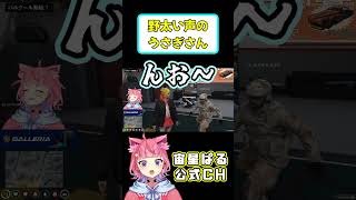 【#ストグラ】野太い声のうさぎさんに驚く丘猫まるwww【宙星ぱる】