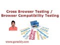 Cross Browser Testing / Browser Compatibility Testing