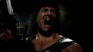 Mortal Kombat 11 Rambo Intro and Victory poses