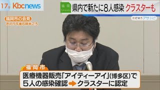 新型コロナ　福岡県内で新たに８人感染