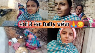 ਮੇਰਾ ਤੇ ਮੰਮੀ ਦਾ Daily ਬਲੌਗ Vlog ❤️|| Kiranpreet kaur