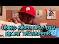 Using Siser new DTV inkjet transfers