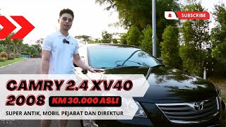 Review Camry 2.4 XV40 2008 Super antik, mobil pejabat dan direktur pada jamannya. KM 30.000 asli.