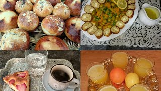 وصفات تليق لرمضان 🌙  رولي الدجاج بالزيتون يشهي 😋 عصير الليمون مع البرتقال🍋🍊🍹مع بريوش محشي بالشوكولا