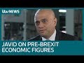 Javid 'not expecting recession' despite UK's economy shrinking | ITV News