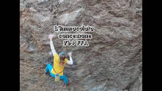 L'Immacolata concezione 7b+ boulder Pont Canavese