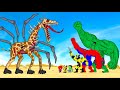 Rescue Team HULK & SPIDERMAN, WOLVERINE Vs Zoochosis Giraffe: Returning From The Dead SECRET - FUNNY