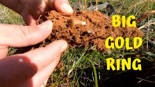 Big Gold Ring Found Metal Detecting Abandoned Town Site